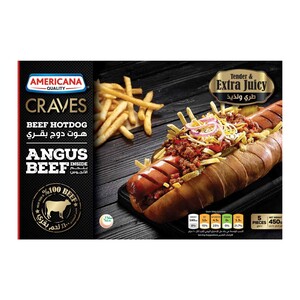 Americana Craves Beef Hotdog 450 g