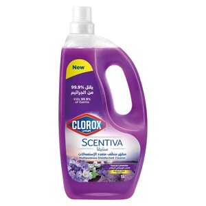 Clorox Scentiva Multipurpose Disinfectant Floor Cleaner Tuscan Lavender 1.5 L