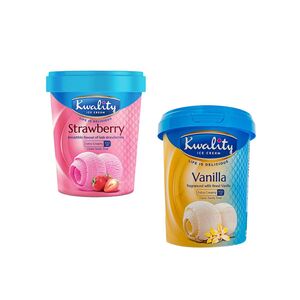Kwality Ice Cream Assorted 1Ltr x 2PCS Kwality Ice Cream Assorted 1Ltr x 2PCS