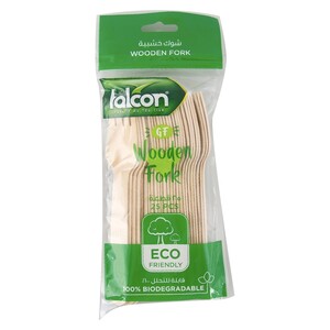 Falcon Wooden Fork 25-Pack