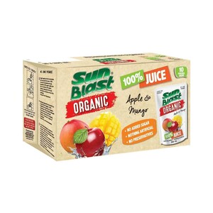 Sun Blast Organic Apple & Mango Juice 200 ml Sun Blast Organic Apple & Mango Juice 200 ml