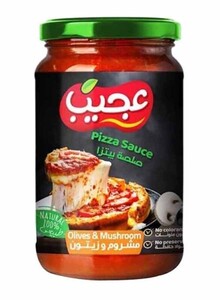 Ajeeb Pizza Sauce Olive & Mushroom - 360 g