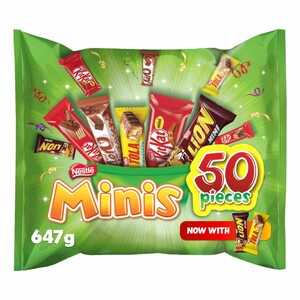 Nestle Mini Mix Chocolate 50 Pieces 647 g