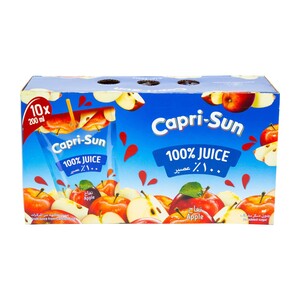 Capri Sun No Added Sugar Apple Juice 200ml (Pack of 10)