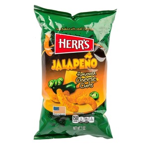 Herr's Jalapeno Flavoured Cheese Curls 198 g