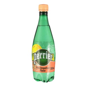 Perrier Pink Grapefruit Flavoured Sparkling Natural Mineral Water 500 ml