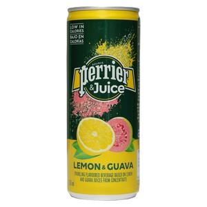Perrier & Juice Lemon & Guava Can 250 ml