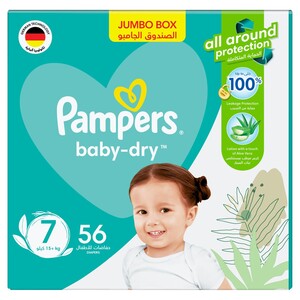 Pampers Jumbo Box Size 7 56 Pieces