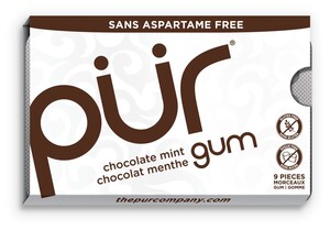 Pur Gum Aspartame Free Choco Mint Gum 9s