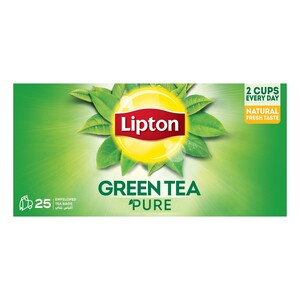 ليبتون شاي أخضر نقي 25x1.5 ج