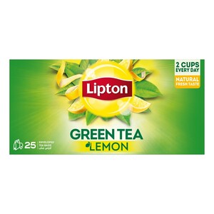 Lipton Green Tea Lemon 25 Envelope Tea Bags