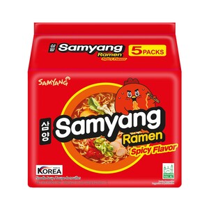 Samyang Noodles Spicy 120 g x 5 Pieces