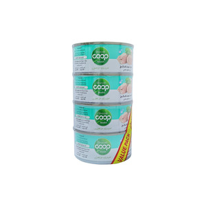 Sharjah Coop Skipjack Tuna Water & Salt 185 g × 4 Pack