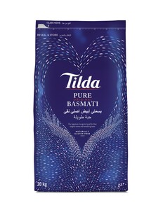 Tilda Pure Basmati Rice 20Kg