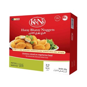 K&NS Chicken Haray Bharay Nuggets - 589 g