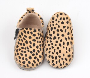 Rose et Chocolat RC Shoes - Zipper Leopard Soft Soles 0-6 Months