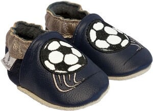 Rose et Chocolat RC Shoes - Classic Soccer Star Navy 6-12 Months