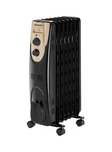 BLACK+DECKER Oil Radiator Heater With 3 Heat Setting 7 Fin 1500 W OR070D-B5 / OR070D-B9 Black