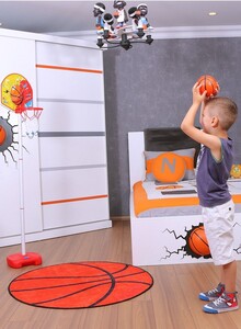 Ogi Mogi Toys Ogi Mogi Indoor and Outdoor Basketball Hoop Stand Set for Kids