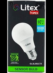 TOPEX Led Sensor Bulb (Lamp) 9w.