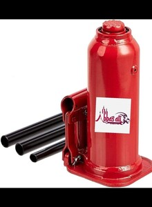 ABBASALI Heavy Duty Hydraulic Bottle Car Jack Lifting Stand Thick Metal Car Jack Universal Hydraulic Vertical Bottle Jack for Compact Low Chassis Car Saloon on Road or in Garage (10 Ton)
