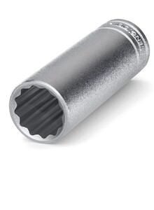 ABBASALI Deep Chrome Socket 1/2'' 12PT