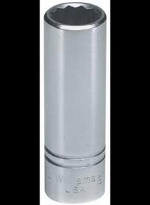 ABBASALI Deep Chrome Socket 1/2'' 12PT
