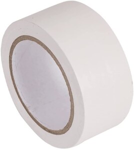 ABBASALI Electrical Pvc Pipe Wrapping Tape 2 Inch Pvc Tube Tape Prevent Leakage for Electronic Parts And Supplies Connectors PVC Material Leakage Repair Tape (1, white)