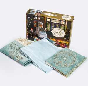 SUNDUS Majmoua Prayer Set-Turquiose