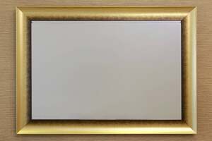 بان هوم مرآة حائط من فينزا ذهبي 76 × 106 سم