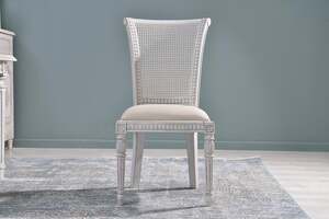 Pan Home Paris Dining Chair Rattan - White