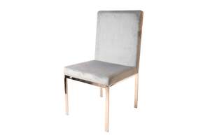 Pan Home Iconic Dining Chair - Grey & Silver