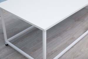 Pan Home Longoria Coffee Table With Shelf - White