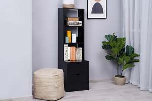 Pan Home Frankel Display Cabinet - Black