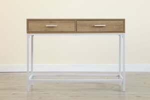 Pan Home Nicosia Console Table With 2 Drawers - Natural