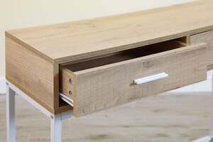 Pan Home Nicosia Console Table With 2 Drawers - Natural