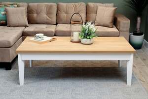 Pan Home Rosefield Coffee Table Melamine - Natural & White