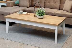 Pan Home Rosefield Coffee Table Melamine - Natural & White