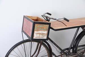 Pan Home Bajwa Cycle Bar Counter - Brown