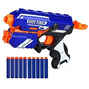 Toy Land Blaze Storm Manual Soft Bullet Gun with 10 Pcs Soft Bullets for Children