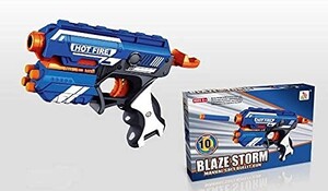 Toy Land Blaze Storm Manual Soft Bullet Gun with 10 Pcs Soft Bullets for Children