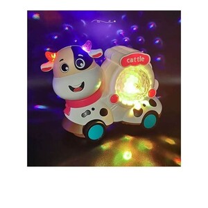 Toy Land Multicolor Electric Dancing Two-sided Musical Animal Toy with Colorful Lights and Music