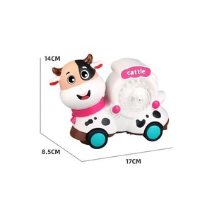 Toy Land Multicolor Electric Dancing Two-sided Musical Animal Toy with Colorful Lights and Music