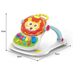 Toy Land 4 in 1 Multifunction Lion Entertainer Baby Push Walker