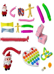 Toy Land 24 Pcs Anti-Stress Sensory Fidget Toys Fidget Toys Set For Kids Stress And Anxiety Relief Fidget Toys