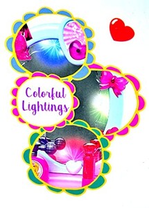 Toy Land Battery Operated Magic Light and Melody Dressing Table Pretend Play Set for Kids