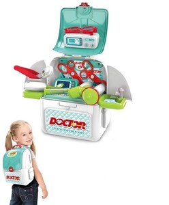 Toy Land 2 in 1 Kids Toys Doctor Medical Equipment Set with Various Accessories