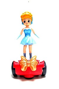 Toy Land Ice Princess Balancing Car Toy for Kids with Light and Sound