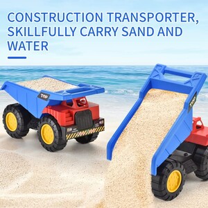 مجموعة ألعاب أطفال على الشاطئ الرملي والصيفي للأطفال، ألعاب الشاطئ والرمل للأطفال (أزرق)
