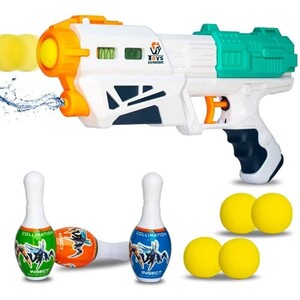 Toy Land 2 in1 Dual Function Magic Gun with Ball and Water Shooting